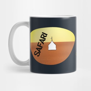 Safari desert camp Mug